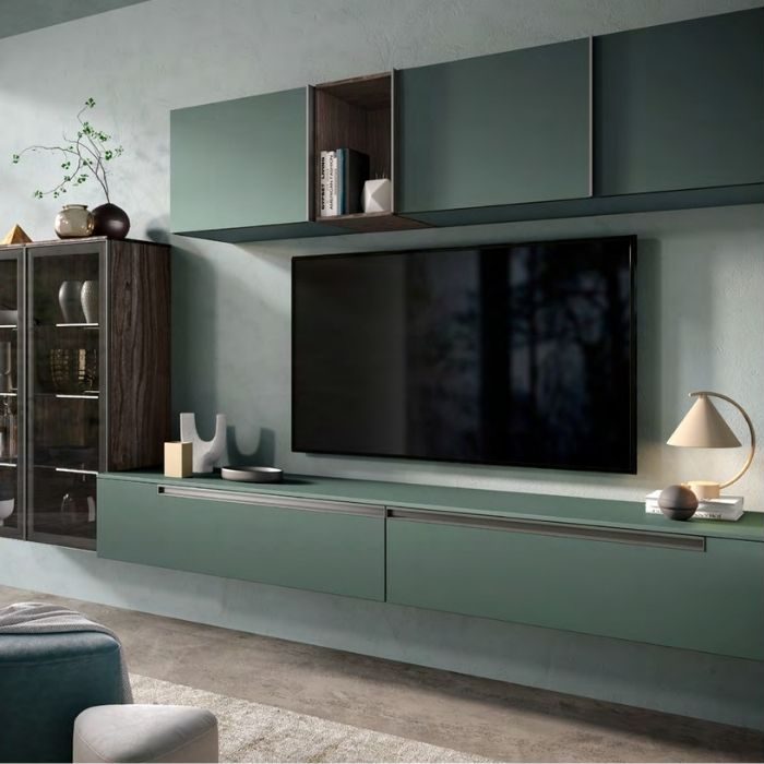 Parete Attrezzata Moderna - Collezione SKY Day - Gruppo Split - SK103 - 1